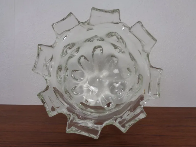 Pamono Large Murano Mugnoni Series Glass Vase attributed to Ercole Barovier, Italy, 1940s> Vases