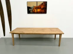 Pamono Large Oak Dining Table, 1950s><noscript><img width=