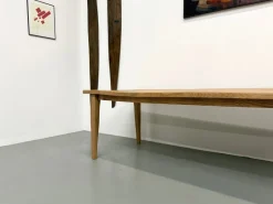 Pamono Large Oak Dining Table, 1950s><noscript><img width=