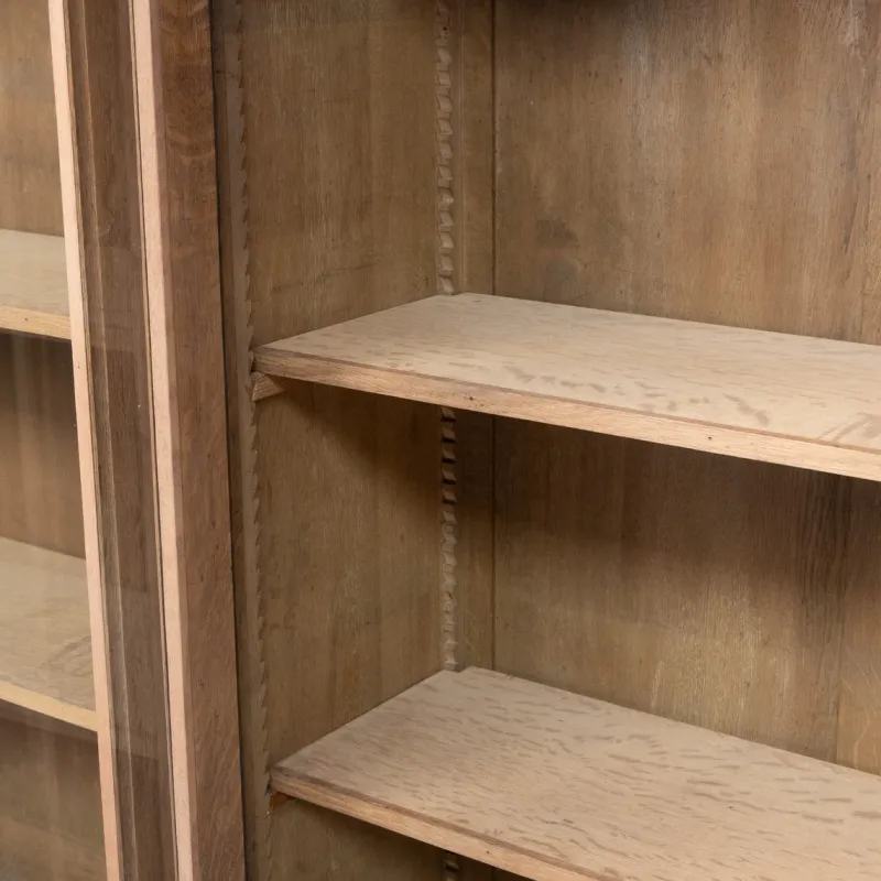 Sale Pamono Large Oak Display Case, Early 20th Century