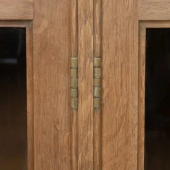Sale Pamono Large Oak Display Case, Early 20th Century