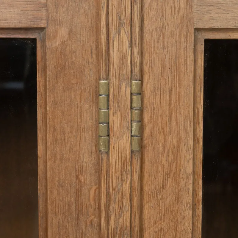 Sale Pamono Large Oak Display Case, Early 20th Century