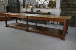 Outlet Pamono Large Oak Drapers Table, 1950s