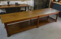 Outlet Pamono Large Oak Drapers Table, 1950s