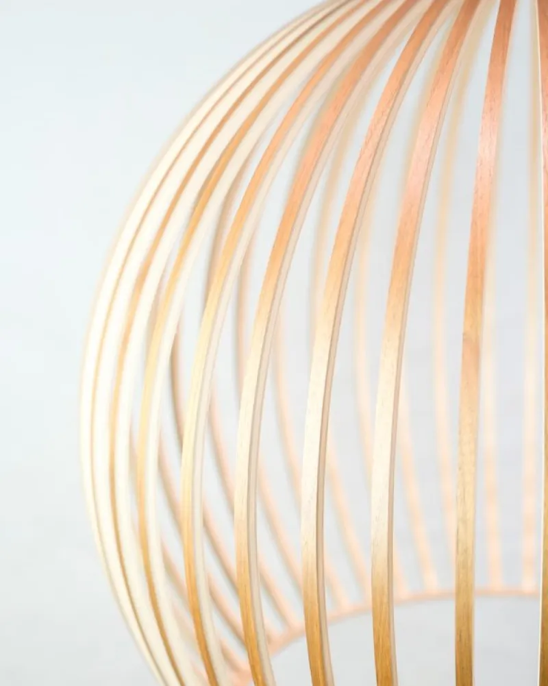 Pamono Large Octo 4240 Pendant in Birch Wood by Seppo Koho for Secto Design> Ceiling Lights