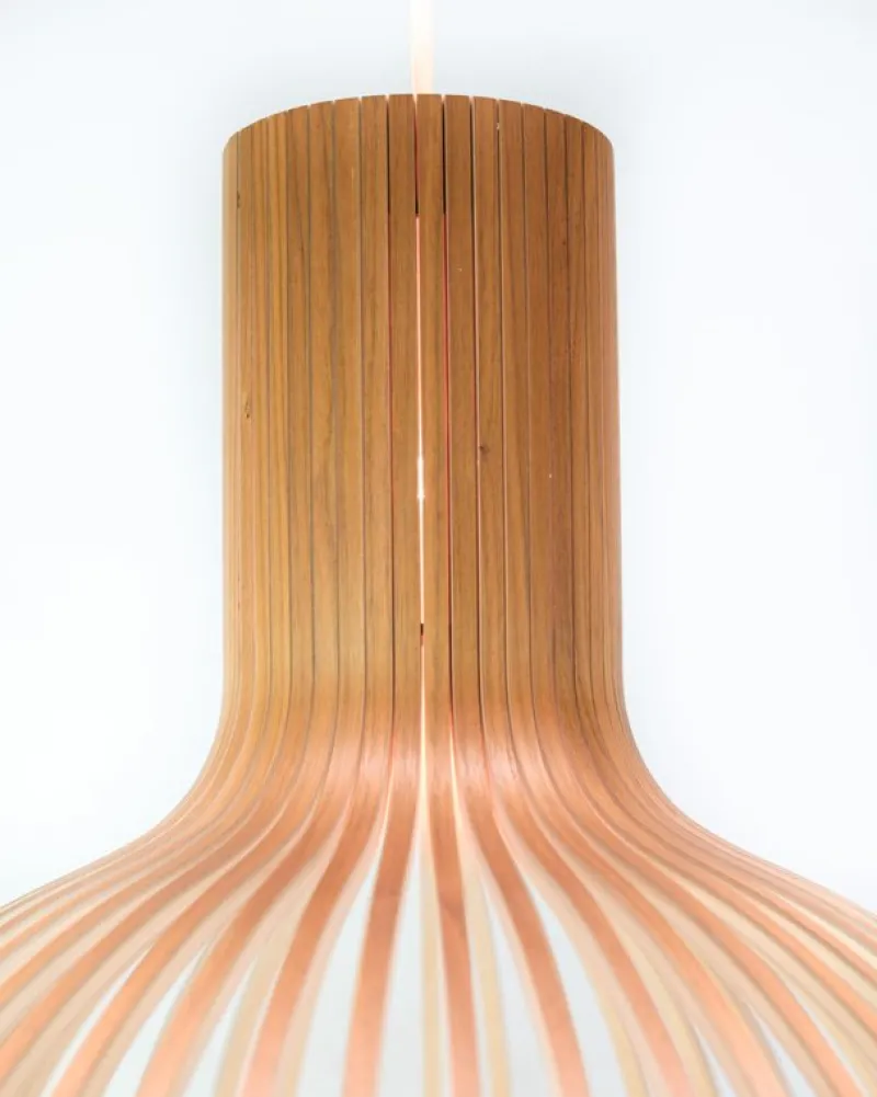 Pamono Large Octo 4240 Pendant in Birch Wood by Seppo Koho for Secto Design> Ceiling Lights