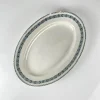 New Pamono Large Oval Earthenware Rachel Dish from Moulins des Loups & Hamage, 1920s