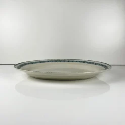 New Pamono Large Oval Earthenware Rachel Dish from Moulins des Loups & Hamage, 1920s