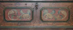 Pamono Large Paint German Blanket Chest Coffer Trunk, 1800s><noscript><img width=