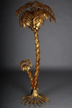 Pamono Large Palm Floor Lamp by Hans Kögl> Floor Lamps