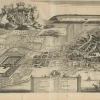 Online Pamono Large Panoramic Map of Thonon-les-Bains near Lake Geneva, France, Print