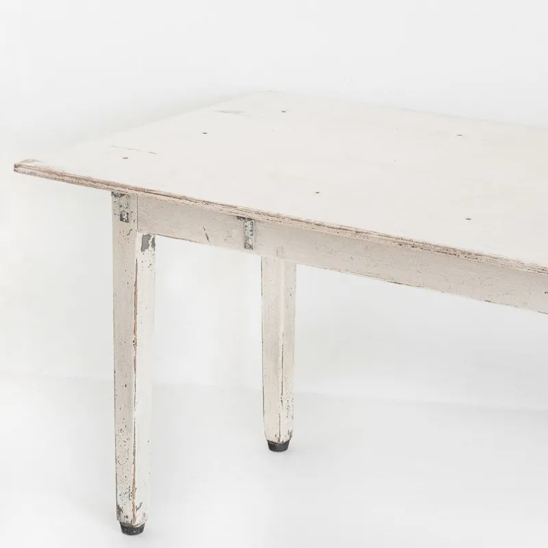 Pamono Large Patinated Workshop Table, 1950s> Worktables & Workbenches