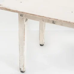 Pamono Large Patinated Workshop Table, 1950s><noscript><img width=