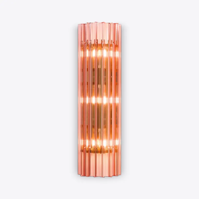 Pamono Large Pink Amaro Wall Light from Pure White Lines> Wall Lights & Sconces|Wall Lights & Sconces