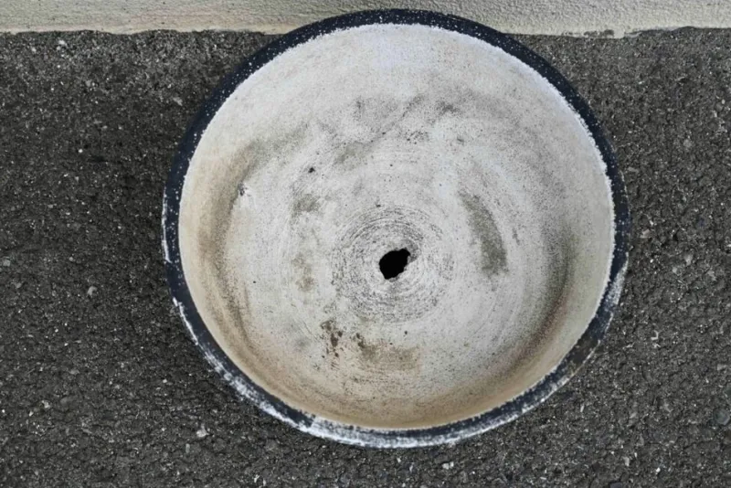 Pamono Large Planter in Concrete> Planters And Jardiniere