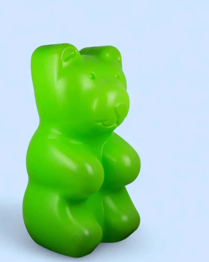 Online Pamono Large Pop Art Green Gummy Bear Lamp from Messow, 1970s