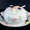 Online Pamono Large Porcelain Soup Tureen with Tray from Tre Art, Set of 2