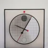 Best Pamono Large Postmodern Morphos Clock by Kurt B. Del Banco for Acerbis