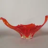 Pamono Large Red Murano Glass Bowl, 1950s> Bowls