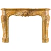 Online Pamono Large Rococo Carved Siena Marble Fireplace Mantel