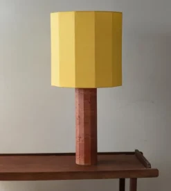 Pamono Large Roma II Dodecagon Table Lamp in White Travertine by Nassi><noscript><img width=