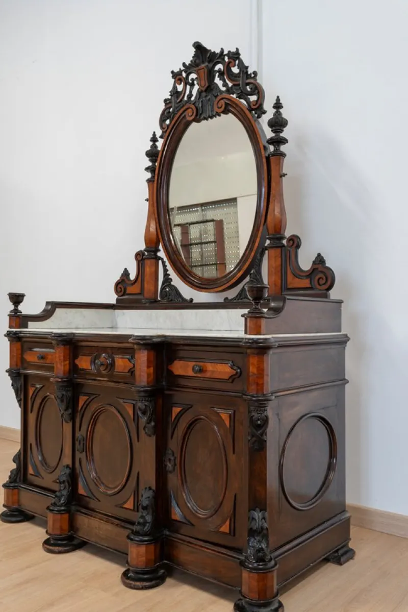 Pamono Large Romantic Dressing Table, 19th Century> Dressing Tables