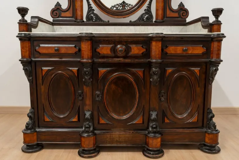 Pamono Large Romantic Dressing Table, 19th Century> Dressing Tables