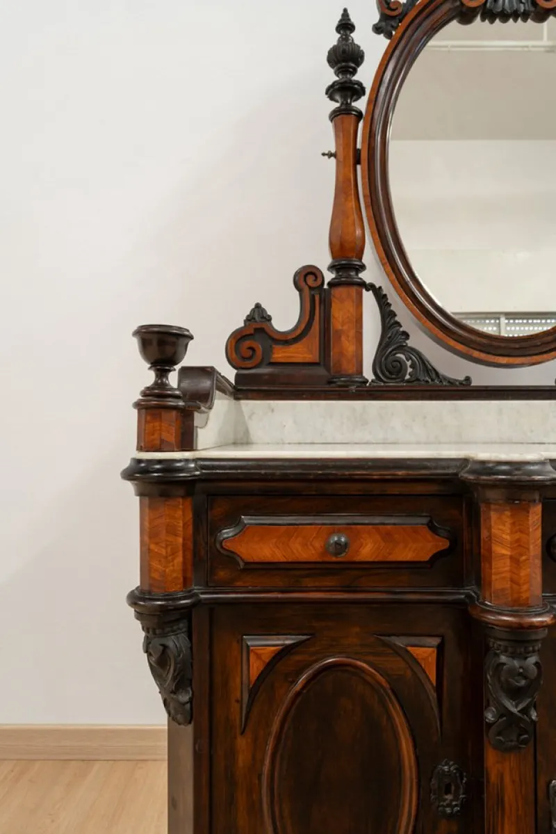 Pamono Large Romantic Dressing Table, 19th Century> Dressing Tables