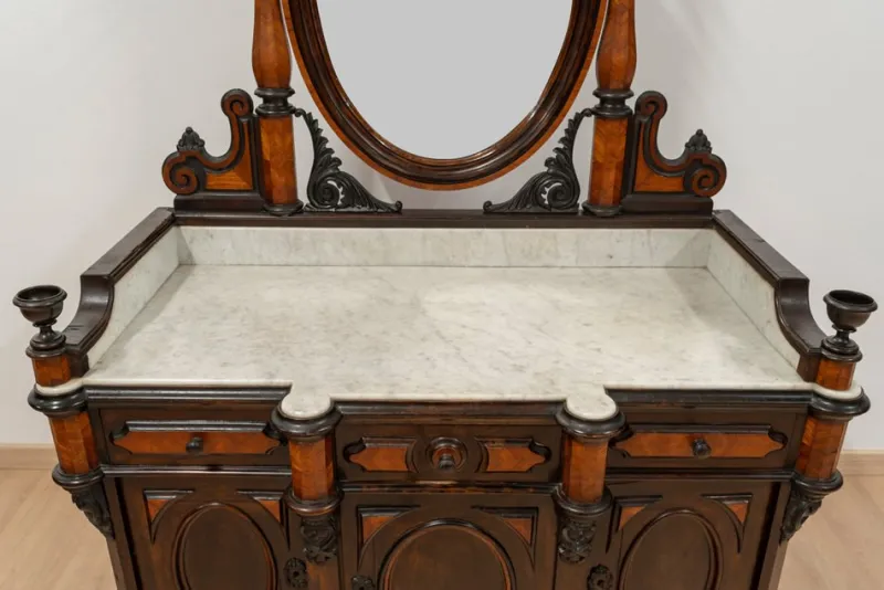 Pamono Large Romantic Dressing Table, 19th Century> Dressing Tables