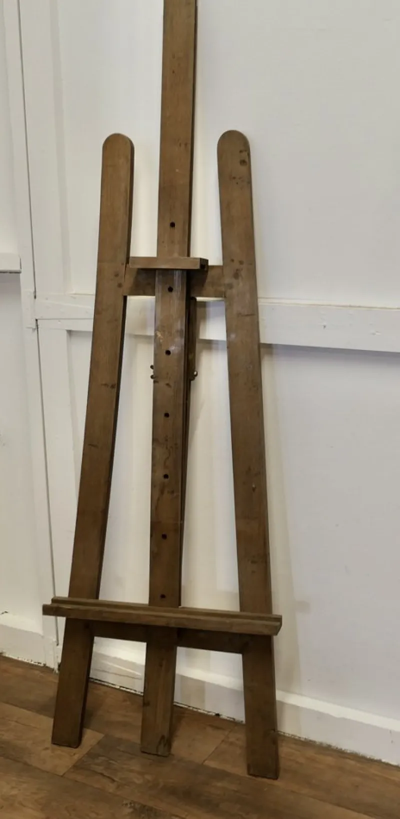 New Pamono Large Rustic Adjustable Oak Artists Easel