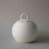 Pamono Large Salvadané Piggy-Bank in White Clay by Domenico Orefice for Man de Milan> Decorative Objects