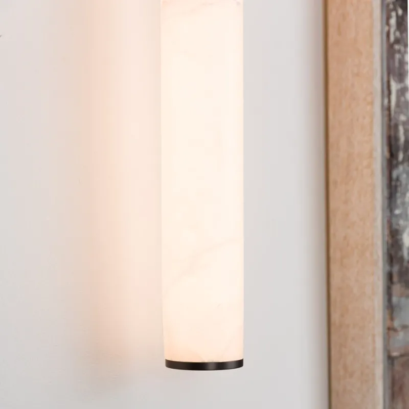 Pamono Large Sarral Alabaster Wall Light from Pure White Lines> Wall Lights & Sconces