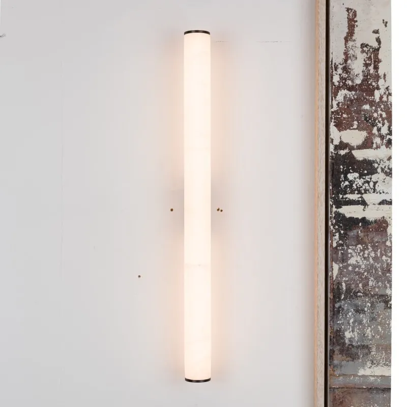 Pamono Large Sarral Alabaster Wall Light from Pure White Lines> Wall Lights & Sconces