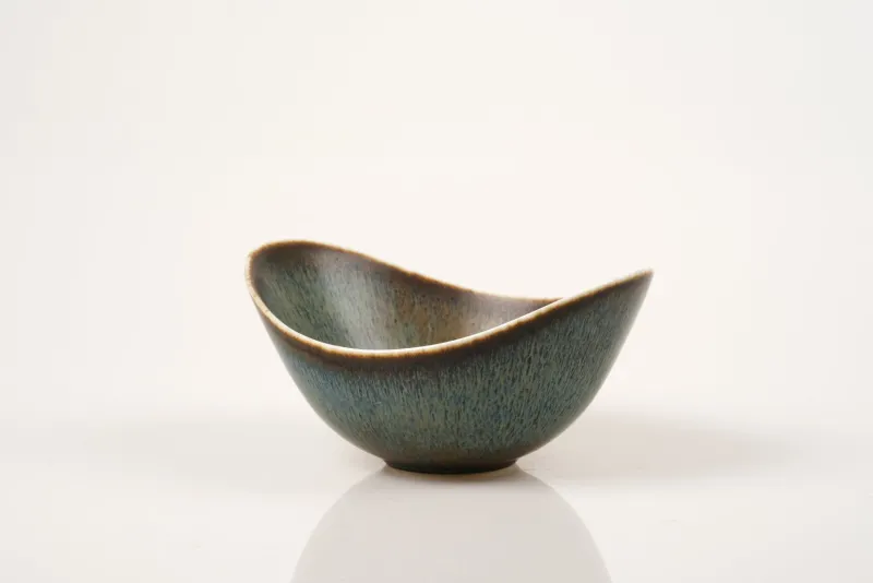Pamono Large Scandinavian Modern Aro Bowl in Stoneware by Gunnar Nylund for Rörstrand, 1950s> Bowls