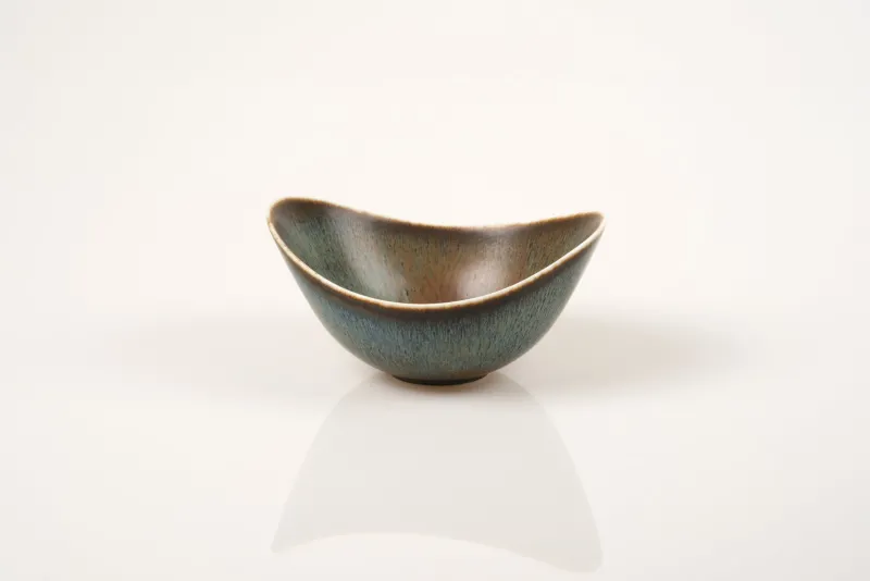 Pamono Large Scandinavian Modern Aro Bowl in Stoneware by Gunnar Nylund for Rörstrand, 1950s> Bowls