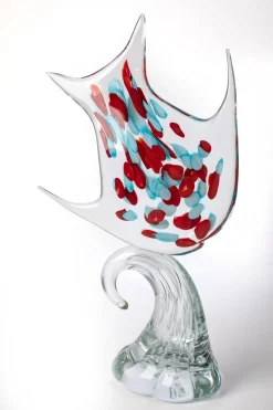 Pamono Large Sculpture in Murano Glass by 1295 Murano> Sculpture