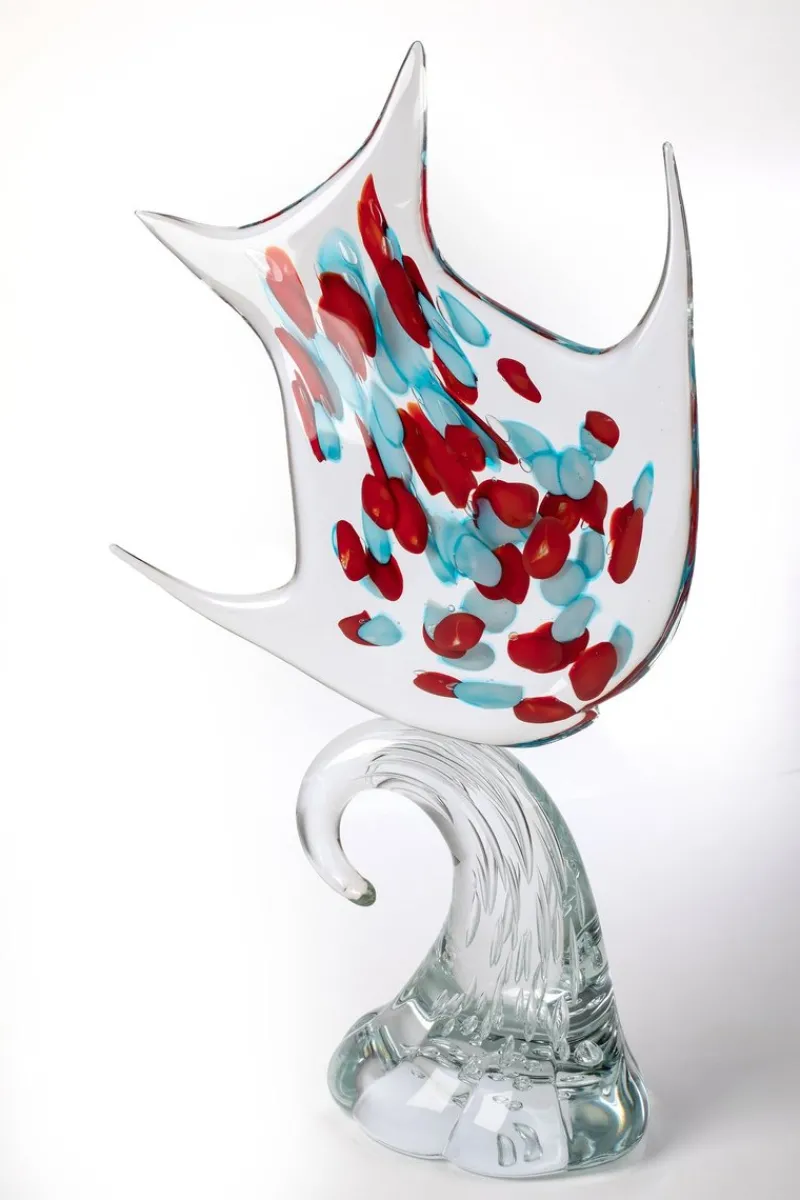 Pamono Large Sculpture in Murano Glass by 1295 Murano> Sculpture