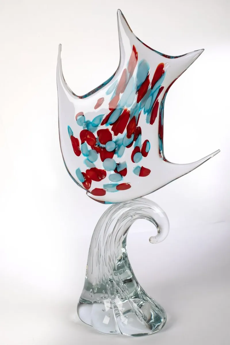 Pamono Large Sculpture in Murano Glass by 1295 Murano> Sculpture