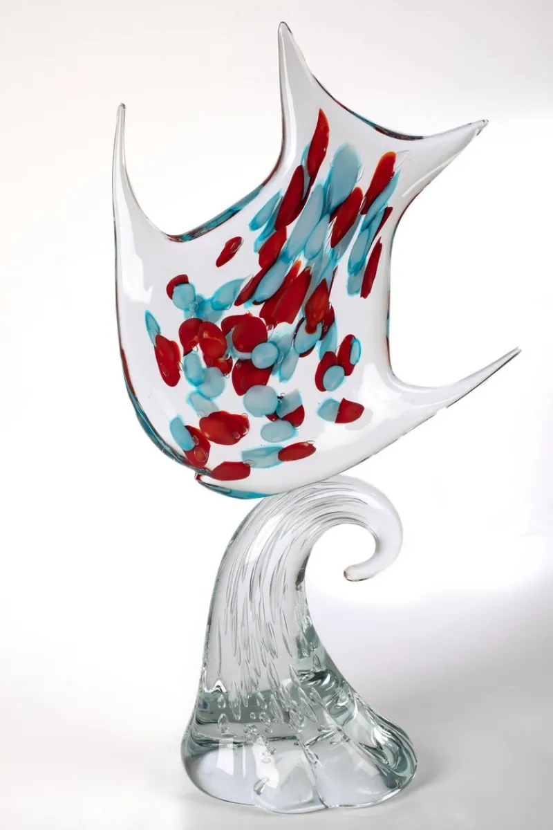 Pamono Large Sculpture in Murano Glass by 1295 Murano> Sculpture