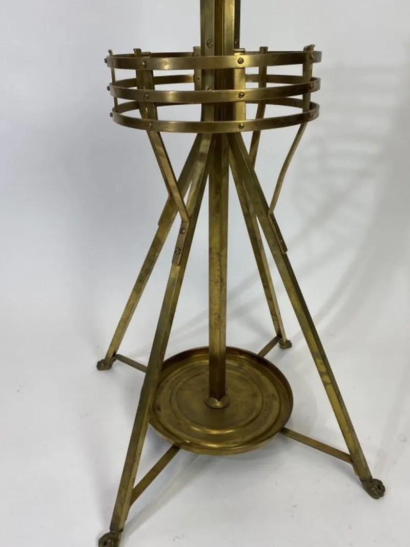 Discount Pamono Large Secession Brass Coat Hanger by Adolf Loos, 1890s