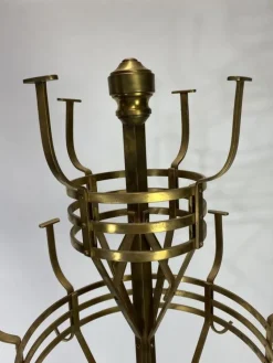 Discount Pamono Large Secession Brass Coat Hanger by Adolf Loos, 1890s