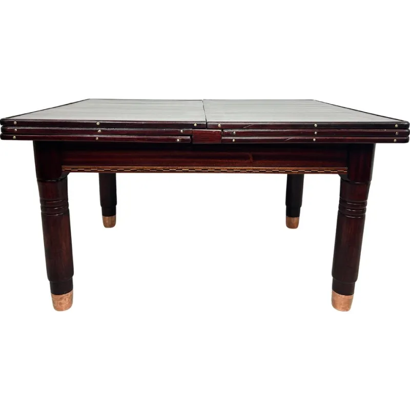 Pamono Large Secession Dining Table by Karoly Lingel, 1890s