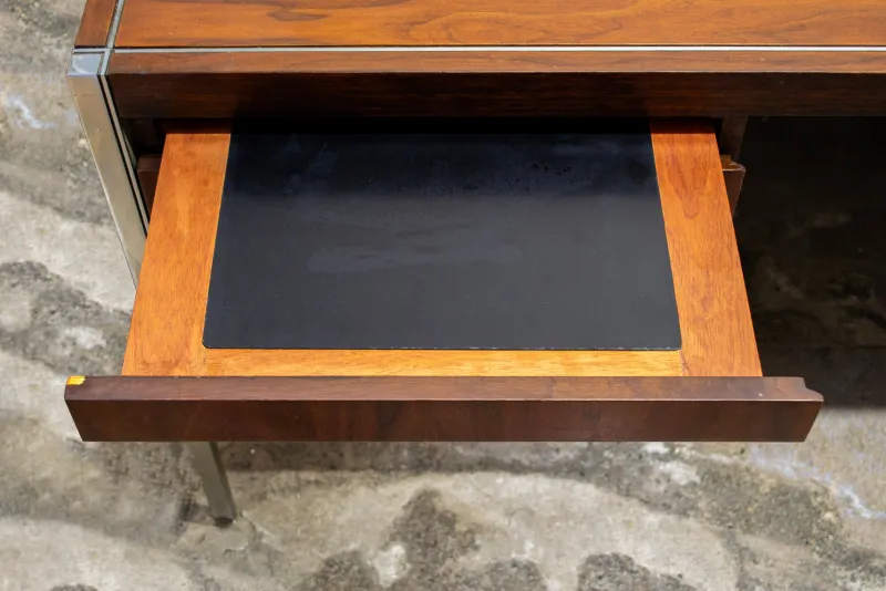 Pamono Large Six Drawer Center Desk by Florence Knoll Bassett for Knoll International, 1960s> Desks