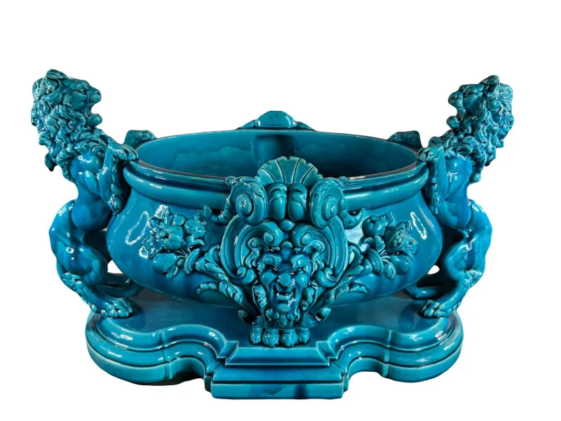 Sale Pamono Large Slip Planter from Jules Vieillard Bordeaux, 19th Century