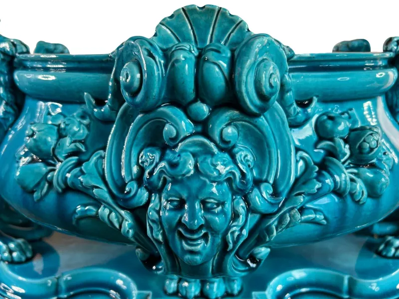 Sale Pamono Large Slip Planter from Jules Vieillard Bordeaux, 19th Century