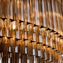 Pamono Large Smoked Amaro Drum Chandelier from Pure White Lines><noscript><img width=