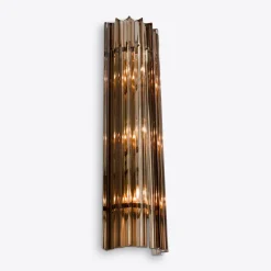 Clearance Pamono Large Smoked Quartz Amaro Wall Light from Pure White Lines