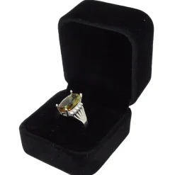Sale Pamono Large 21st Century Zultanite and Zircon Ring in 925 Sterling Silver, Italy, 2010s