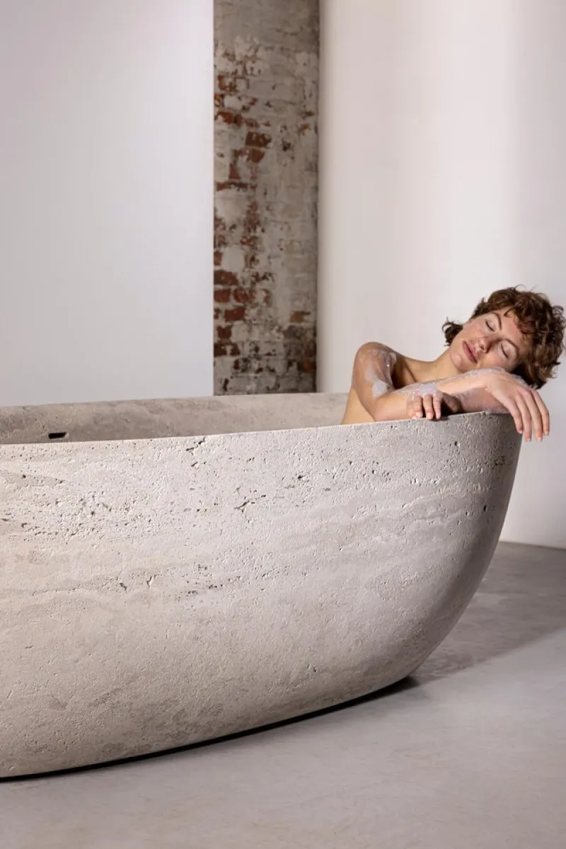 Online Pamono Large Stone Bathtub by Studio Loho