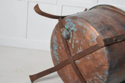 Pamono Large Swedish Copper Planter><noscript><img width=